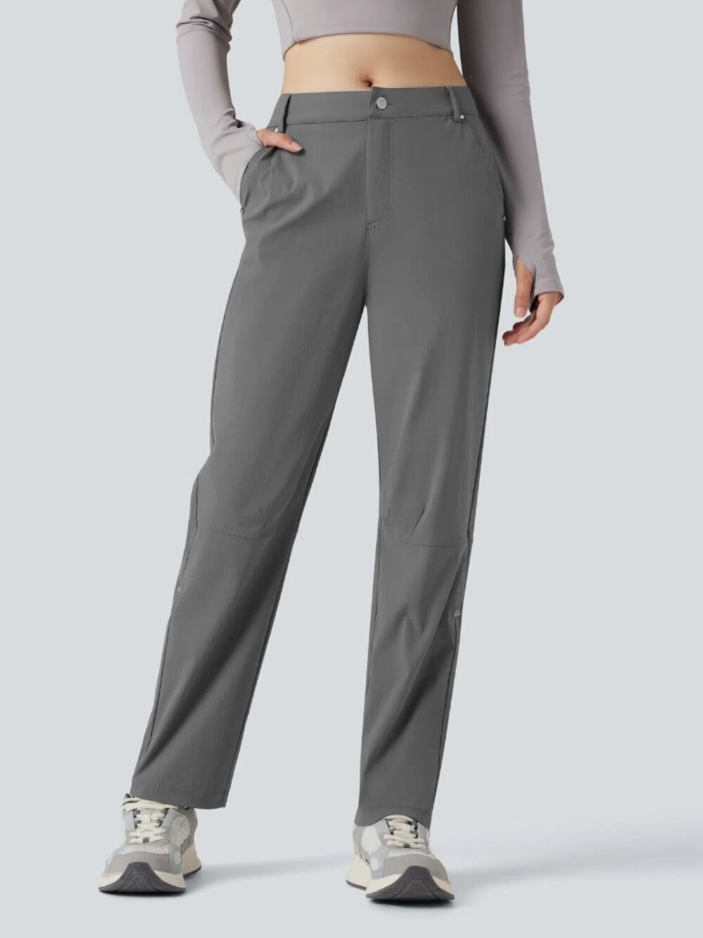 HALARA Water Repellent Mid Rise Straight Leg Hiking Pants w/Pockets Medium NWTs